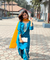 ROOH - Teal Three Piece Suit Set