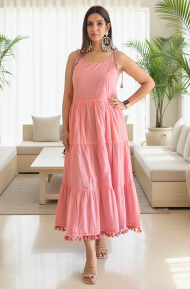 Blue/Pink  Reversible Gown