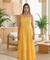 Yellow/Peach Reversible Gown