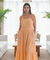 Yellow/Peach Reversible Gown
