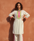 JUGNI-Neon Off-white Solid  Two -Piece Set