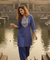 NOORANI-Persian Indigo Two Piece Patiala Set