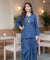 REZAAR-Navy Blue Turkey Skirt With Short  Shirt