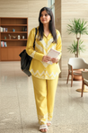 SEHAJ-Pineapple Yellow Co-ord Set