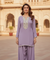 FITOOR -Lavender Short Kurta With Cowl Pant