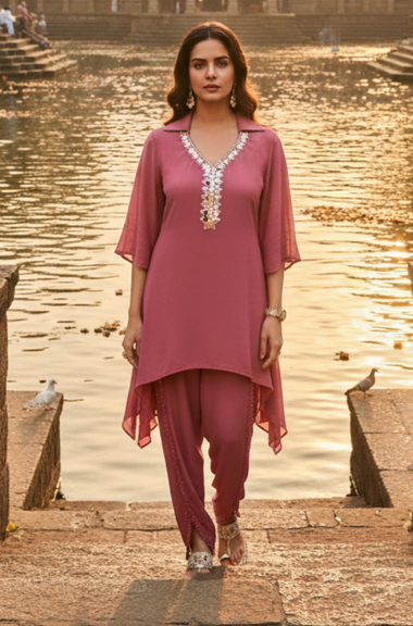 NAZM - Dusty Pink Two Piece Set
