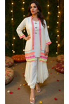 JUGNI-Neon off-white Jacket with Inner and Goro  Pant