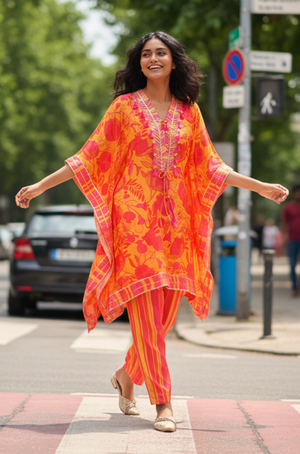 MASAKALI-  Amber Two Piece Kaftan Set