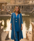 RANGAT- Cobalt Blue  Kurta with Pant and Jacket