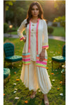 JUGNI-Neon off-white Jacket with Inner and Goro  Pant