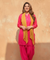 PHULJARI - Hot Pink Jacquard Patiala Set With Stole
