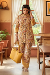 OH MY CO-ORD!! -  Mustard Printed Co-ord Set