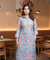DESI SWAG -Carolina Blue Floral Printed Pathani Set