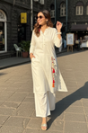 Rozana - Not-So-Basic White Co-Ord Kurta set
