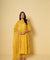 ROOH- Yellow  Anarkali  Three piece set with Dupatta