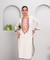 ZAIB-White  Embroidered Two Piece Set