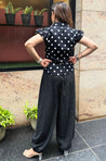 Rozana-Polka Balloon Pants Co-ord Set