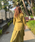 REZAAR- Olive Drape Skirt Co-Ord Set with Shirt Top
