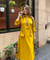 REZAAR- Mustard Yellow Shirt Style Pocket Dress
