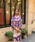 RIWAAYAT REBEL- Folk Art Inspired Purple Printed Straight Kurta Set With Pants
