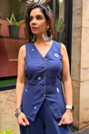 Nazar- Navy Blue Evil Eye Co-ord set
