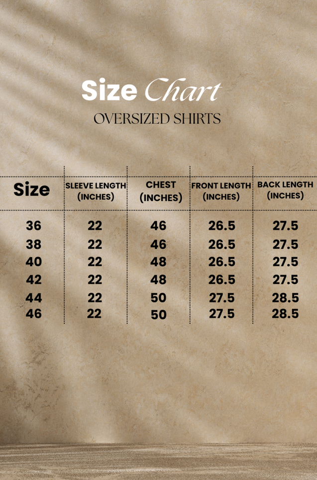 AURA-Red Pocket Printed Oversized Shirt