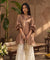 Mizaaj- Mocha Brown Tunic Sharara Set