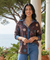Jazba-Brown Polka Bloom Printed Shirt
