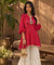 Mizaaj- Hot Pink Tunic Sharara Set