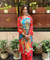 RIWAAYAT REBEL- Folk Inspired Red Printed Straight Kurta Set With Pants