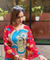 RIWAAYAT REBEL- Folk Inspired Red Printed Straight Kurta Set With Pants