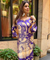 RIWAAYAT REBEL- Folk Art Inspired Purple Printed Straight Kurta Set With Pants
