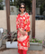 RIWAAYAT REBEL- Folk Art Inspired Red Printed Straight Kurta Set With Pants