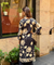 RIWAAYAT REBEL- Folk Art Inspired Black Printed Straight Kurta Set With Pants