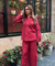 Rozana - Brick Red Cutwork Co-ord Set
