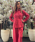 Rozana - Brick Red Cutwork Co-ord Set
