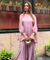 Mizaaj-Lilac Tunic style Top  with Dhoti Skirt Set(PRE-0RDER)