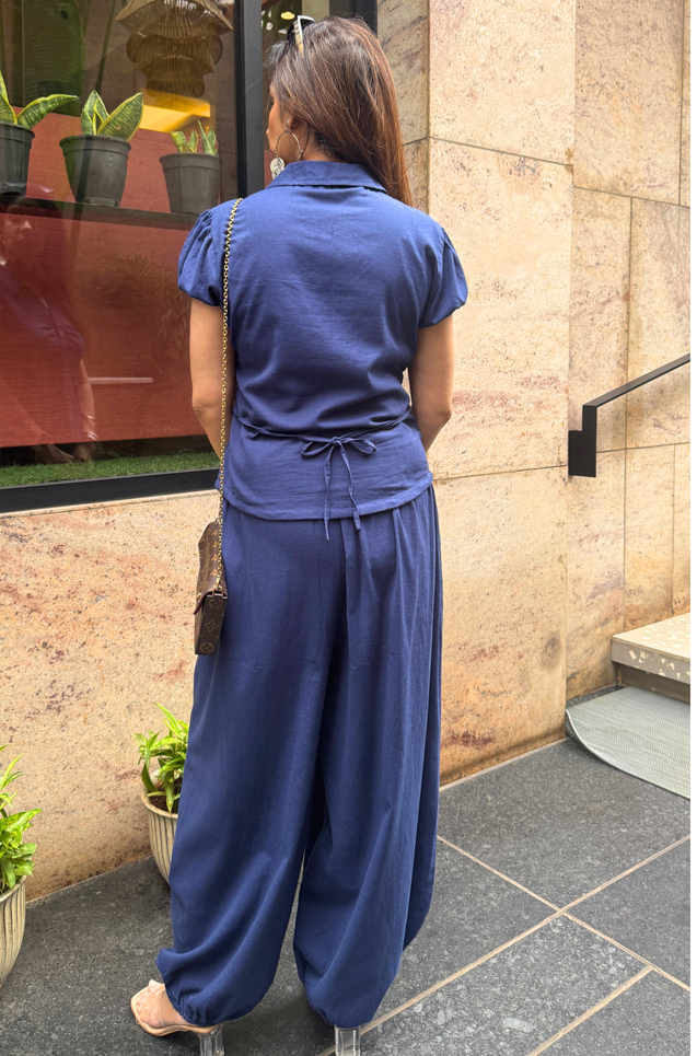 Nazar- Navy Blue Evil Eye  Co-ord set