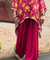 Mizaaj- Magenta Pink Shirt Kaftan and Pant Set( Pre-Order)