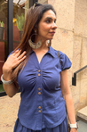 Nazar- Navy Blue Evil Eye  Co-ord set