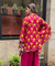 Mizaaj- Magenta Pink Shirt Kaftan and Pant Set( Pre-Order)
