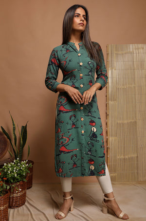 Buy HAMH Women Rayon Slub Straight Printed Kurti with Pant Set  (KurtiSt-BabyPink-XL) Online at Best Prices in India - JioMart.