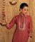 DESI SWAG - Rust Bandhani Printed Pathani Set