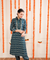 DESI SWAG -  Teal Printed Co-ord Pathani Set