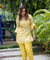 Go Bandhani !!! MUSTARD Bandhani Kurta with Dhoti Pants