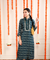 DESI SWAG -  Teal Printed Co-ord Pathani Set