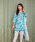 KHWAAB - Pacific Blue Three Piece Suit Set