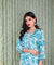 KHWAAB - Pacific Blue Three Piece Suit Set
