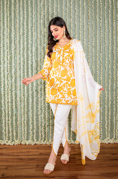 KHWAAB - Honey Three Piece Suit Set