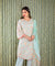 KHWAAB - Tea Green Three Piece Suit Set
